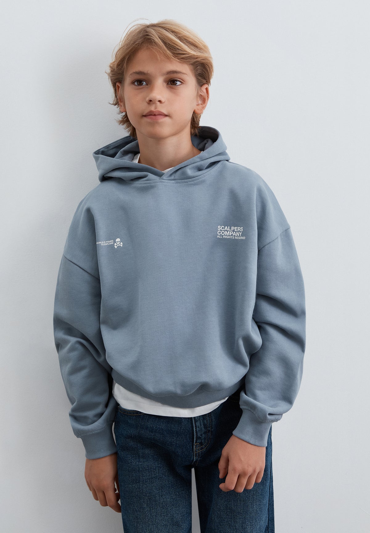 SUDADERA BOXY LOGO TRASERO