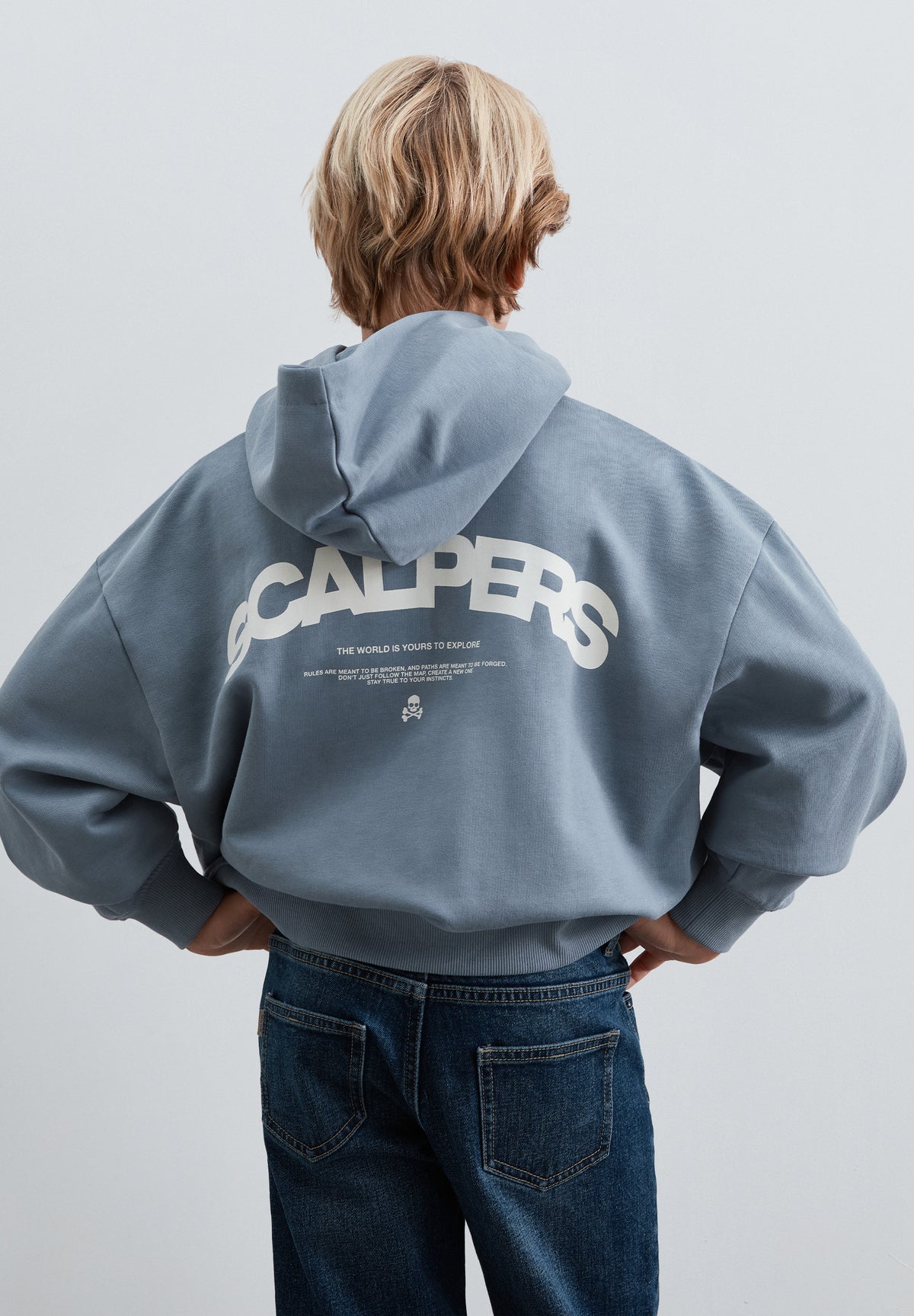 SUDADERA BOXY LOGO TRASERO