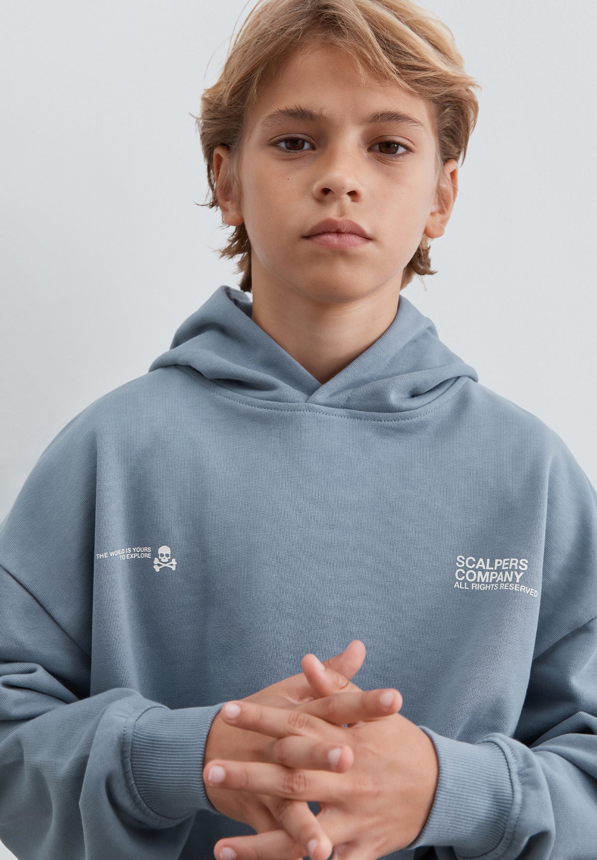 SUDADERA BOXY LOGO TRASERO