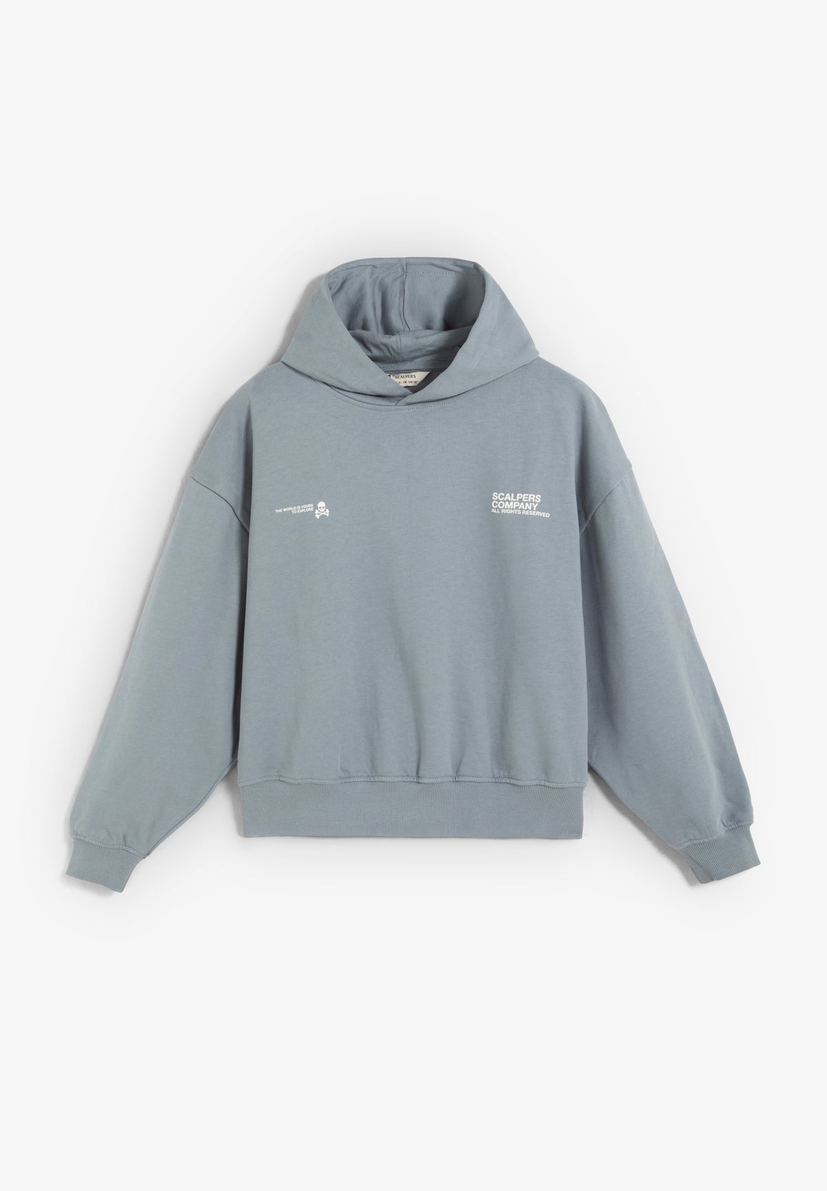 SUDADERA BOXY LOGO TRASERO