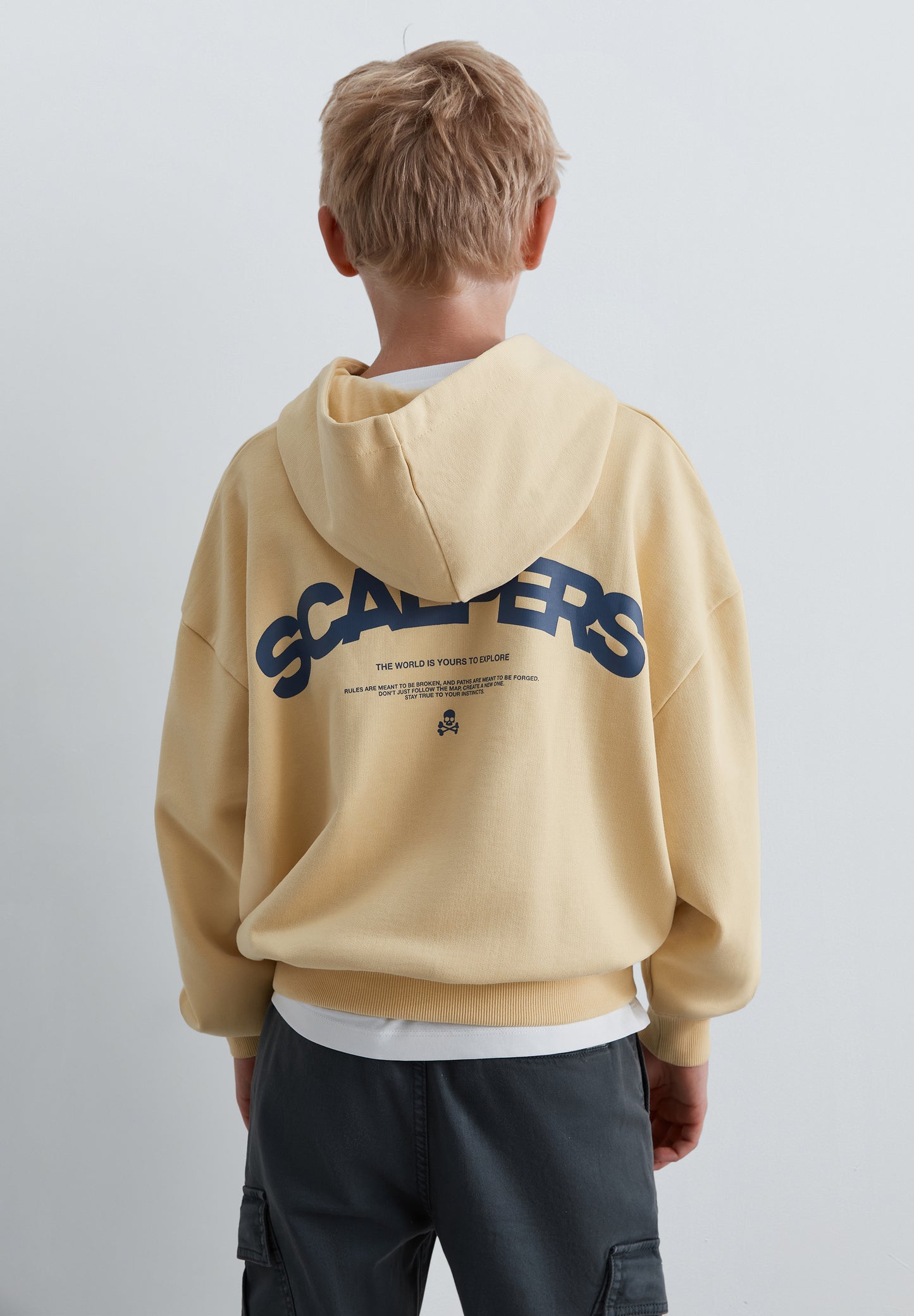 SUDADERA BOXY LOGO TRASERO