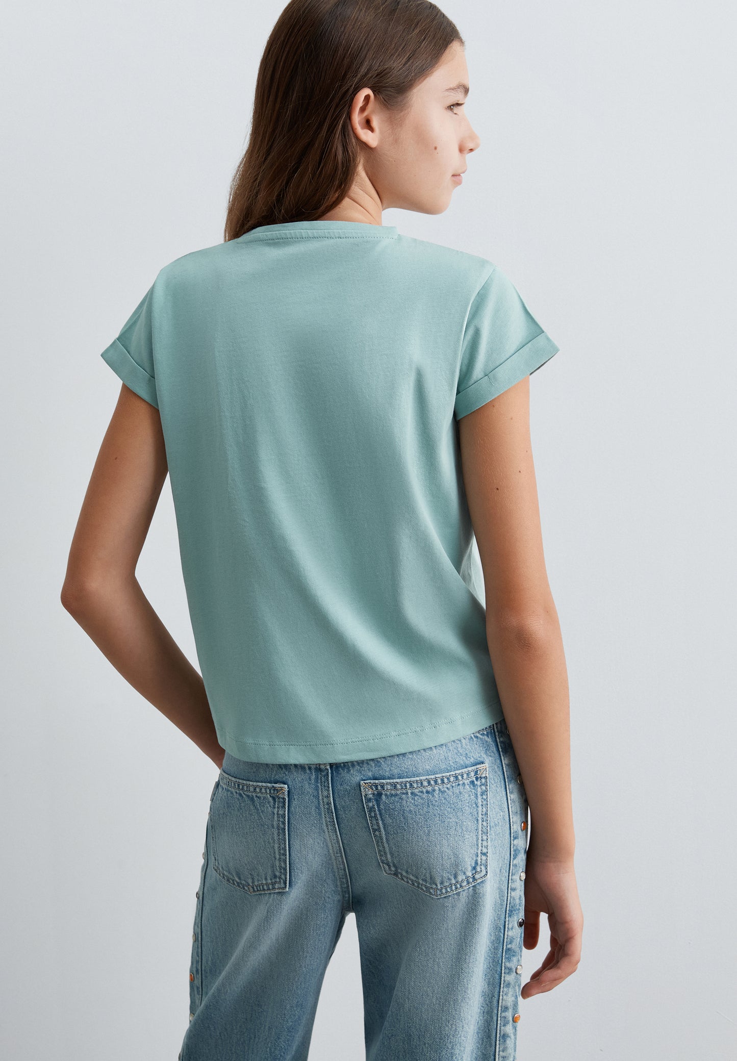 CAMISETA CALAVERA ESTAMPADA