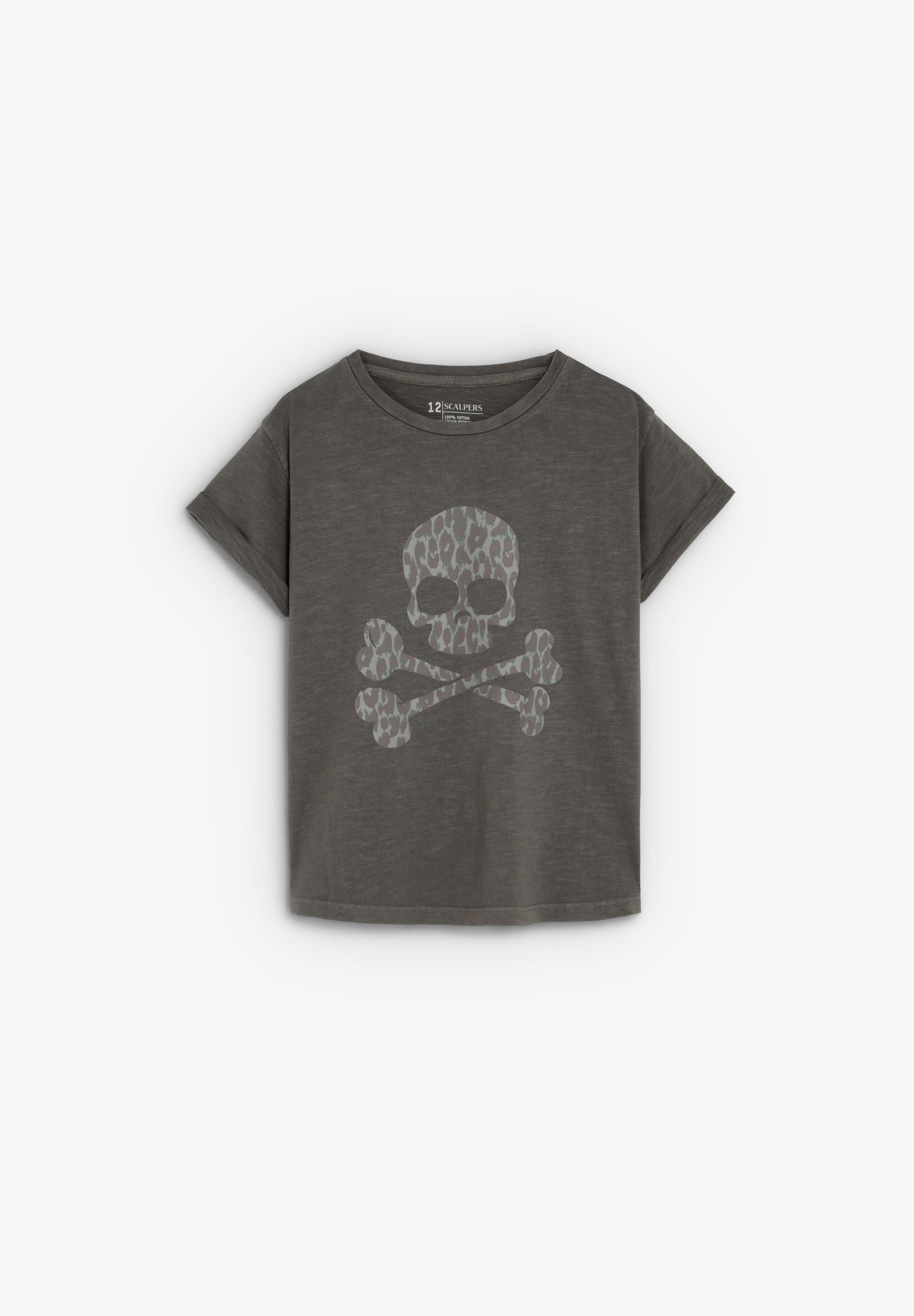 CAMISETA CALAVERA ANIMAL PRINT