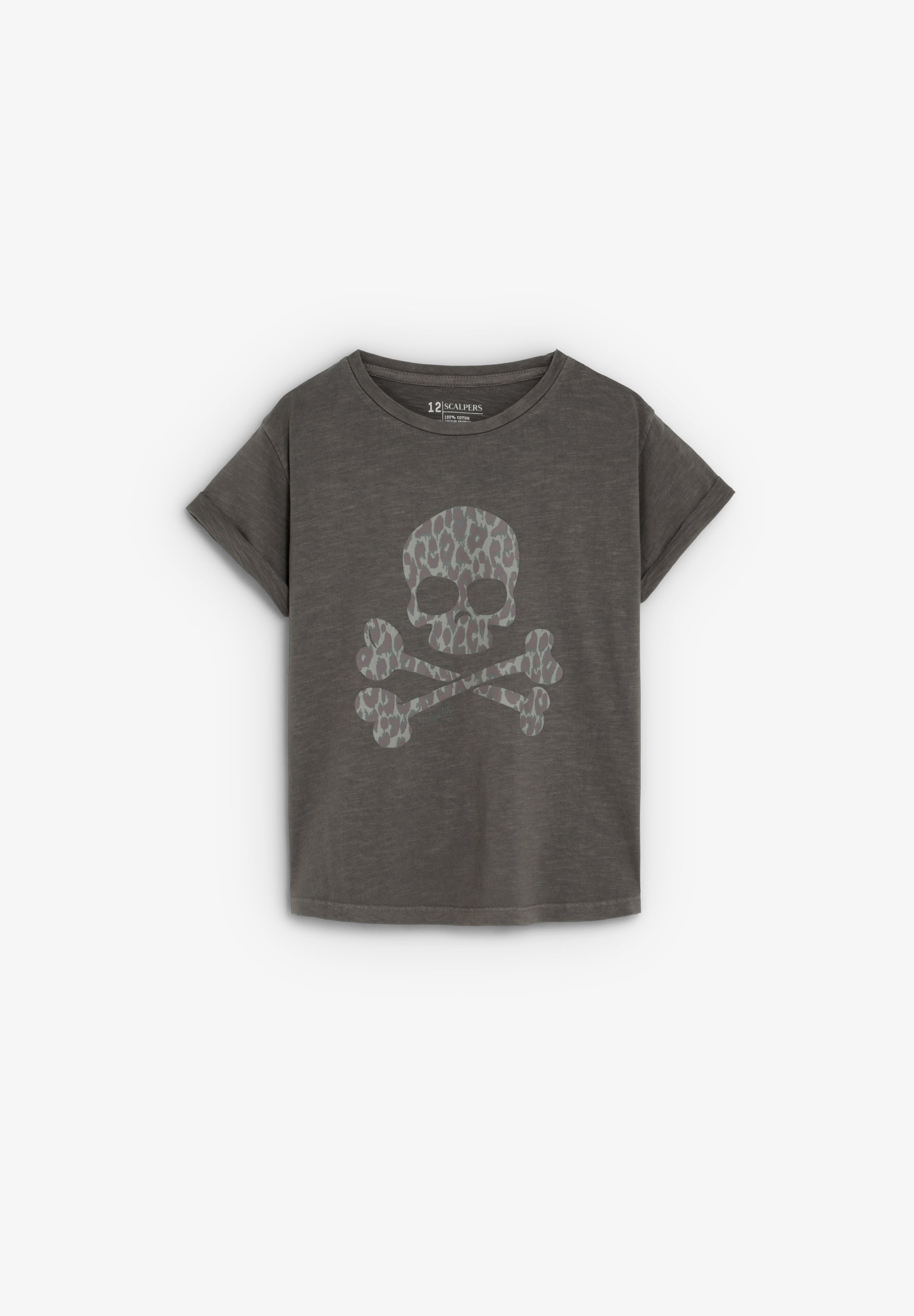 CAMISETA CALAVERA ANIMAL PRINT
