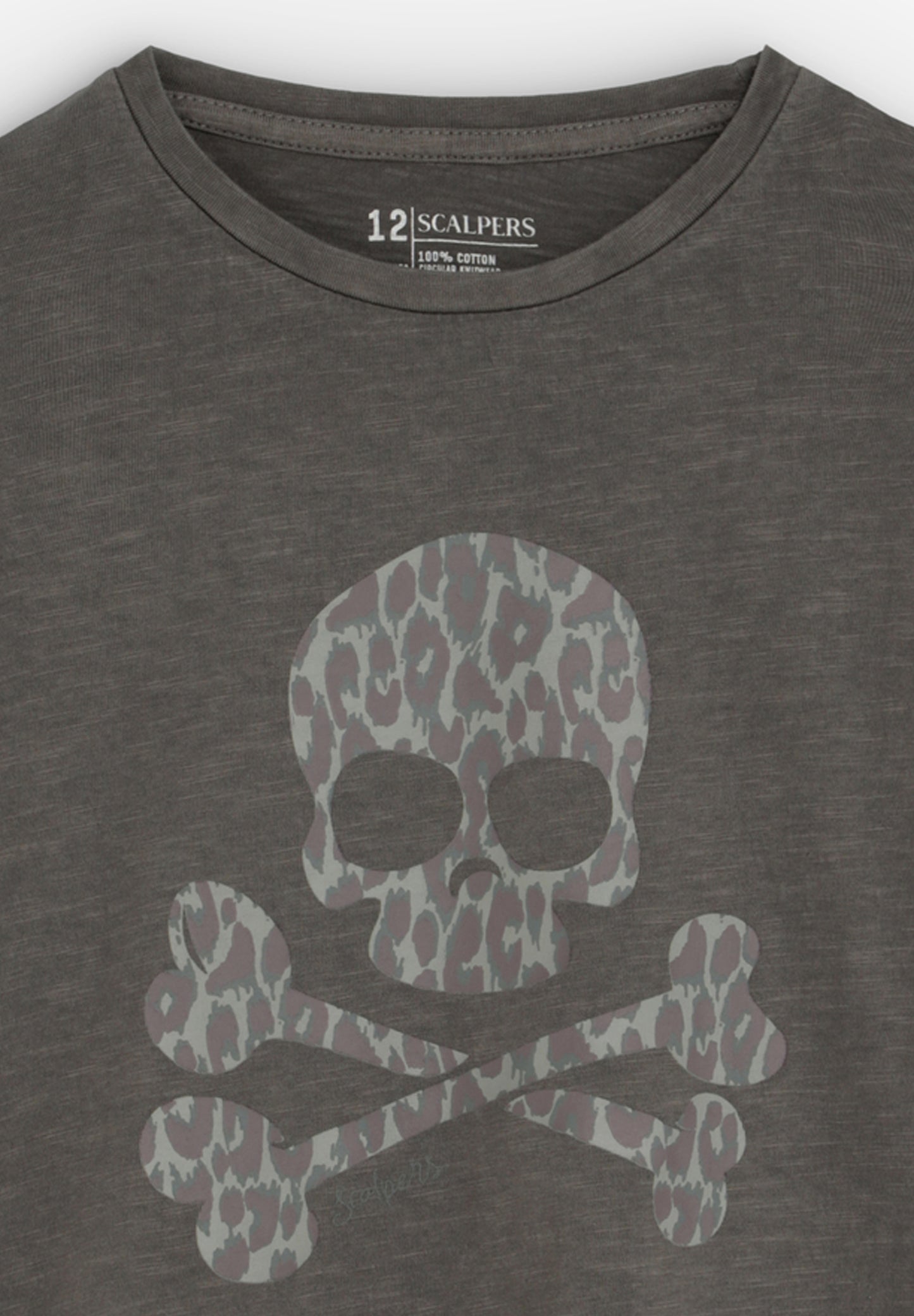CAMISETA CALAVERA ANIMAL PRINT