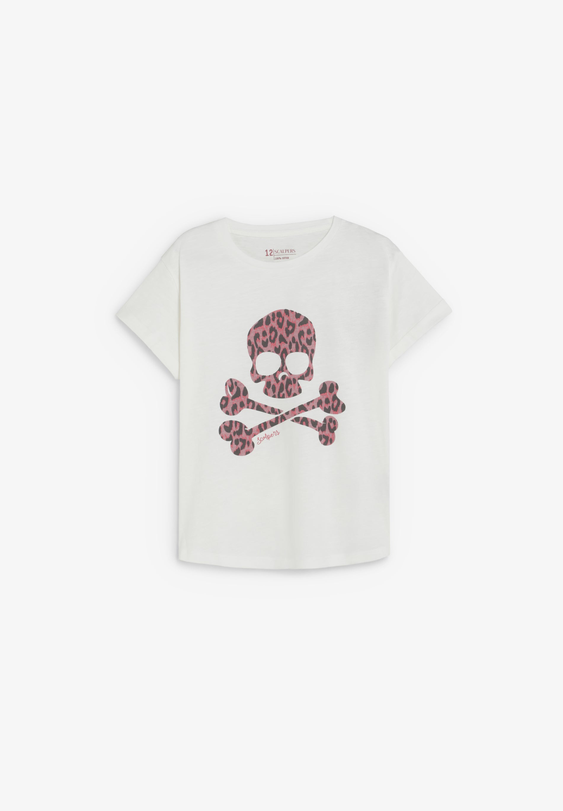 CAMISETA CALAVERA ANIMAL PRINT