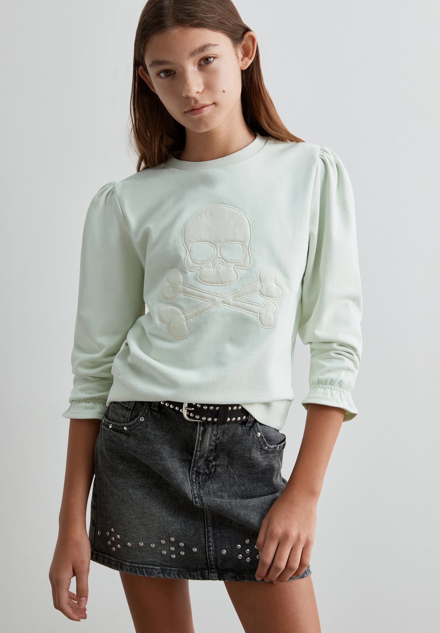 SUDADERA CALAVERA FRONTAL