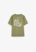 CAMISETA ESTAMPADA CONTRASTE