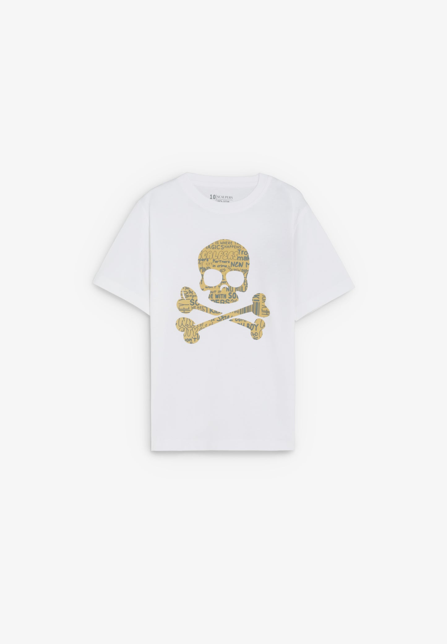 CAMISETA CALAVERA ESTAMPADA