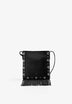 SCBISTUDS FRINGES LEATHER BAG