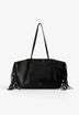 BOLSO SHOPPER PIEL CON FLECOS