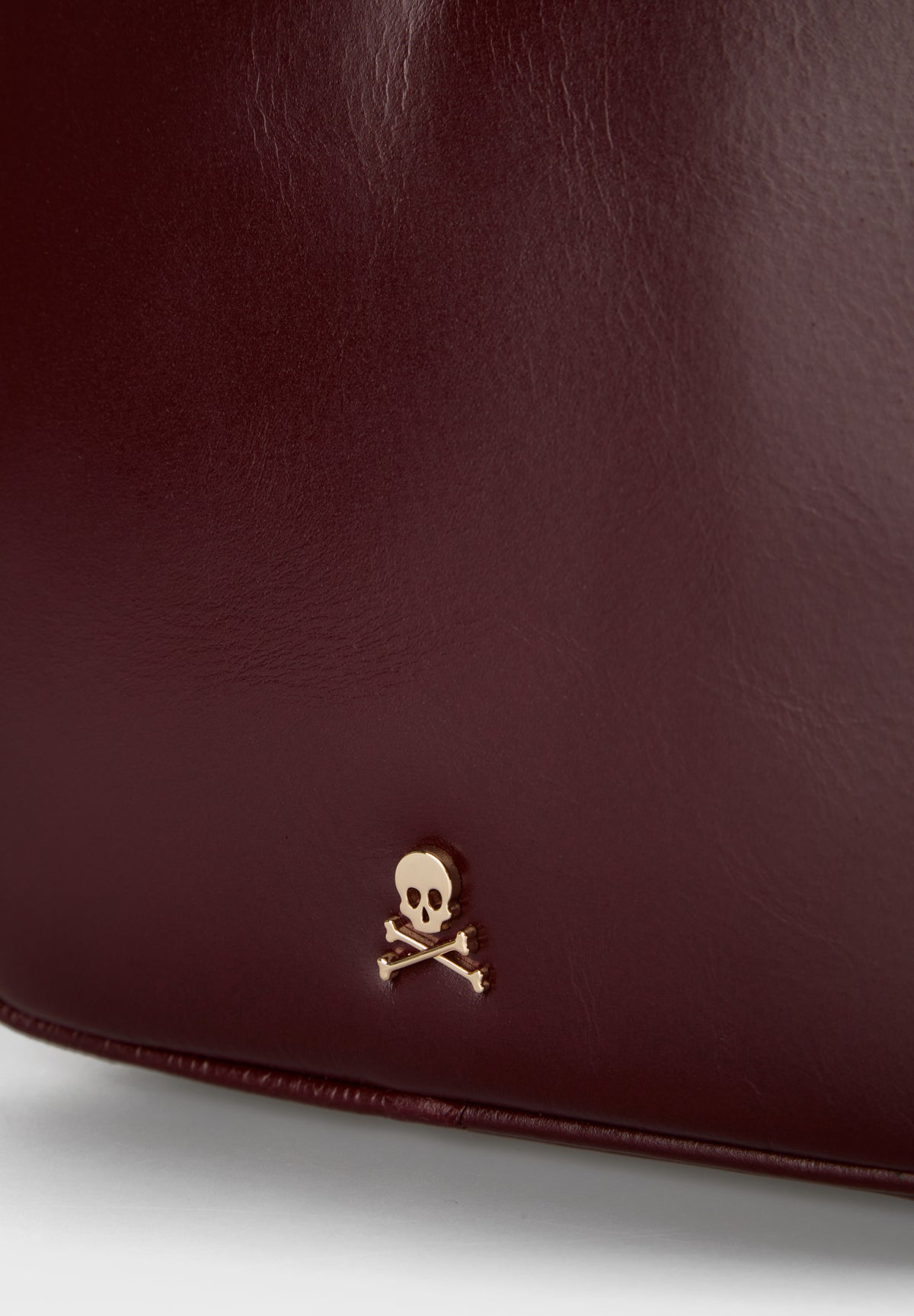 SCNEW SKULL LEATHER BAG