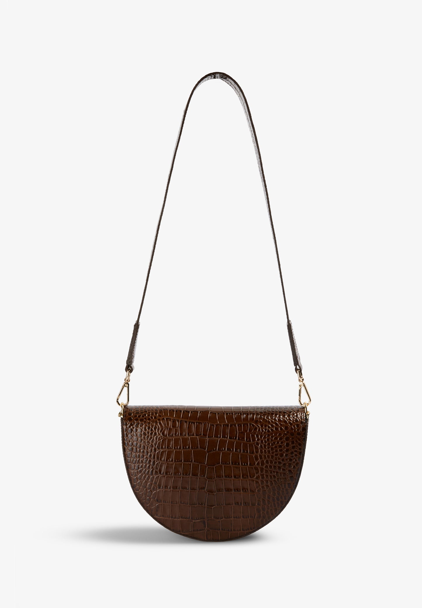 BOLSO DE PIEL GRABADO COCODRILO