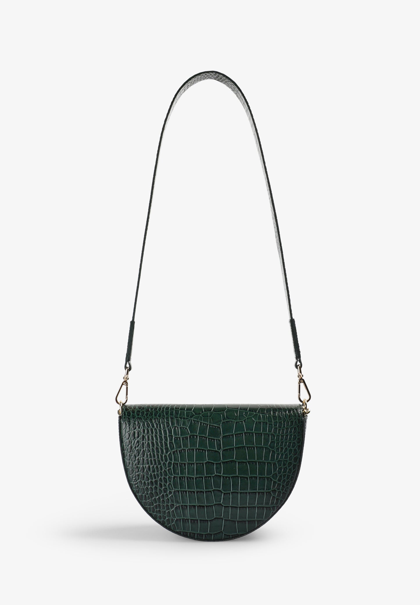 BOLSO DE PIEL GRABADO COCODRILO