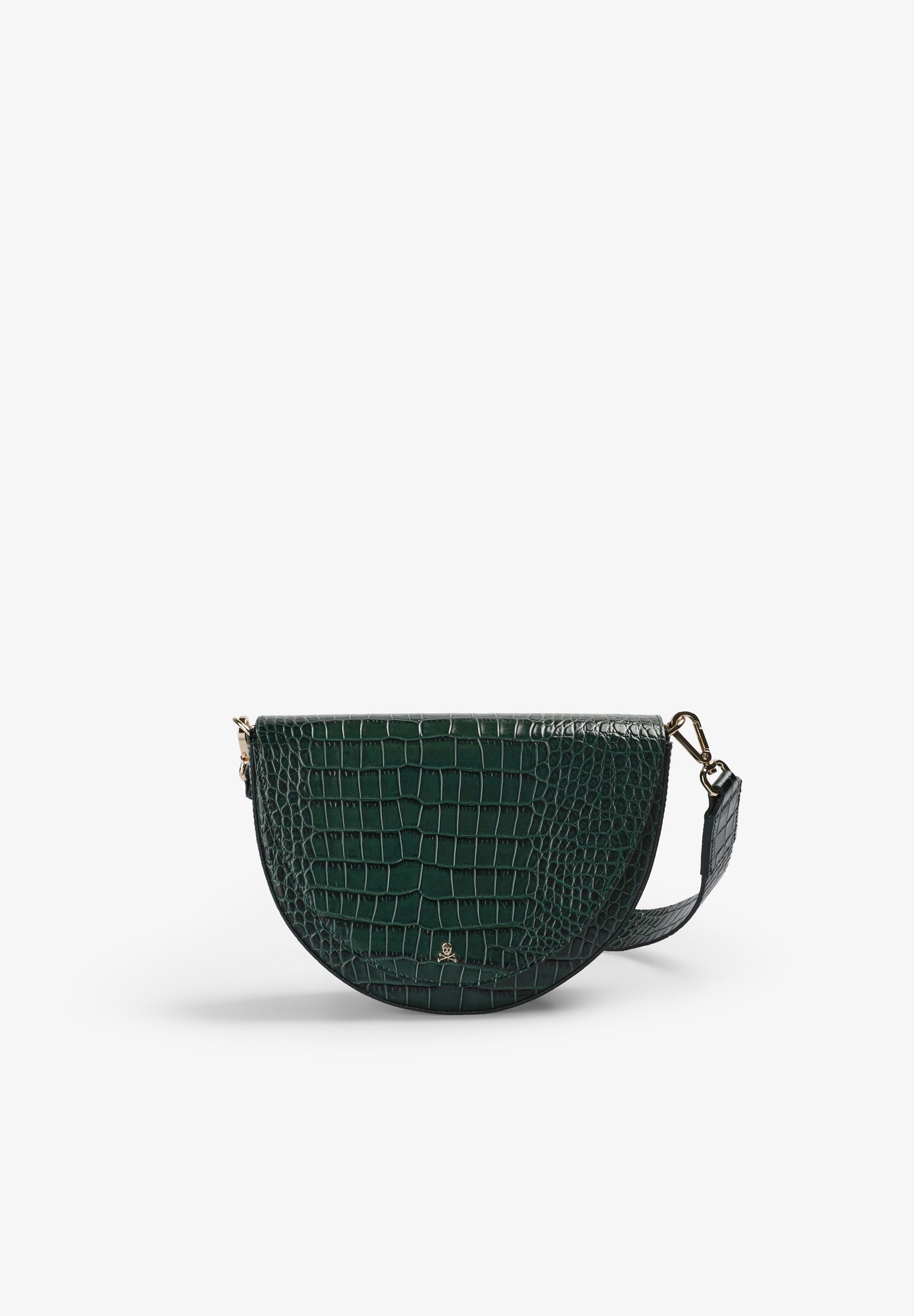 BOLSO DE PIEL GRABADO COCODRILO
