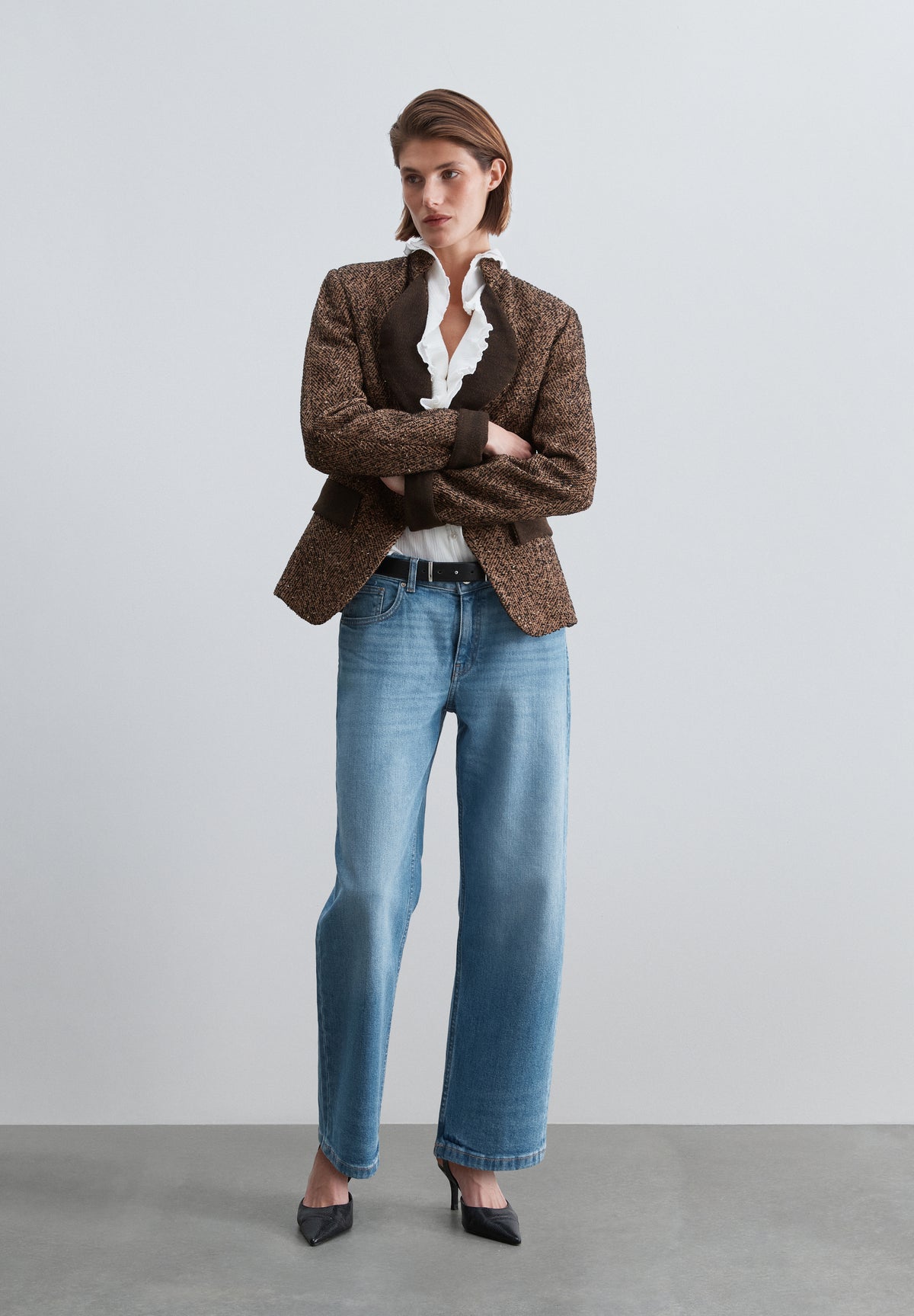 BLAZER SOLAPAS LÚREX