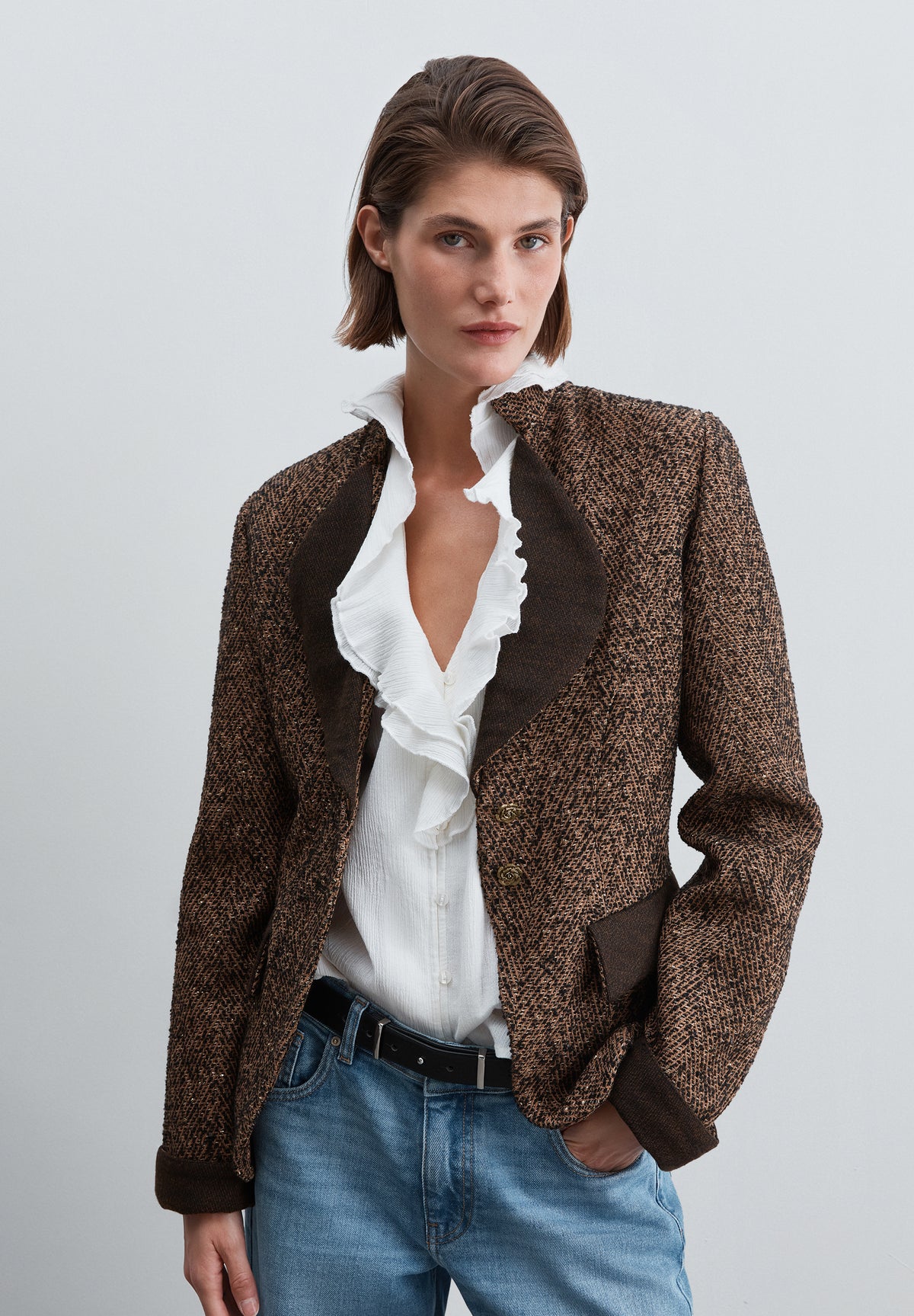 BLAZER SOLAPAS LÚREX