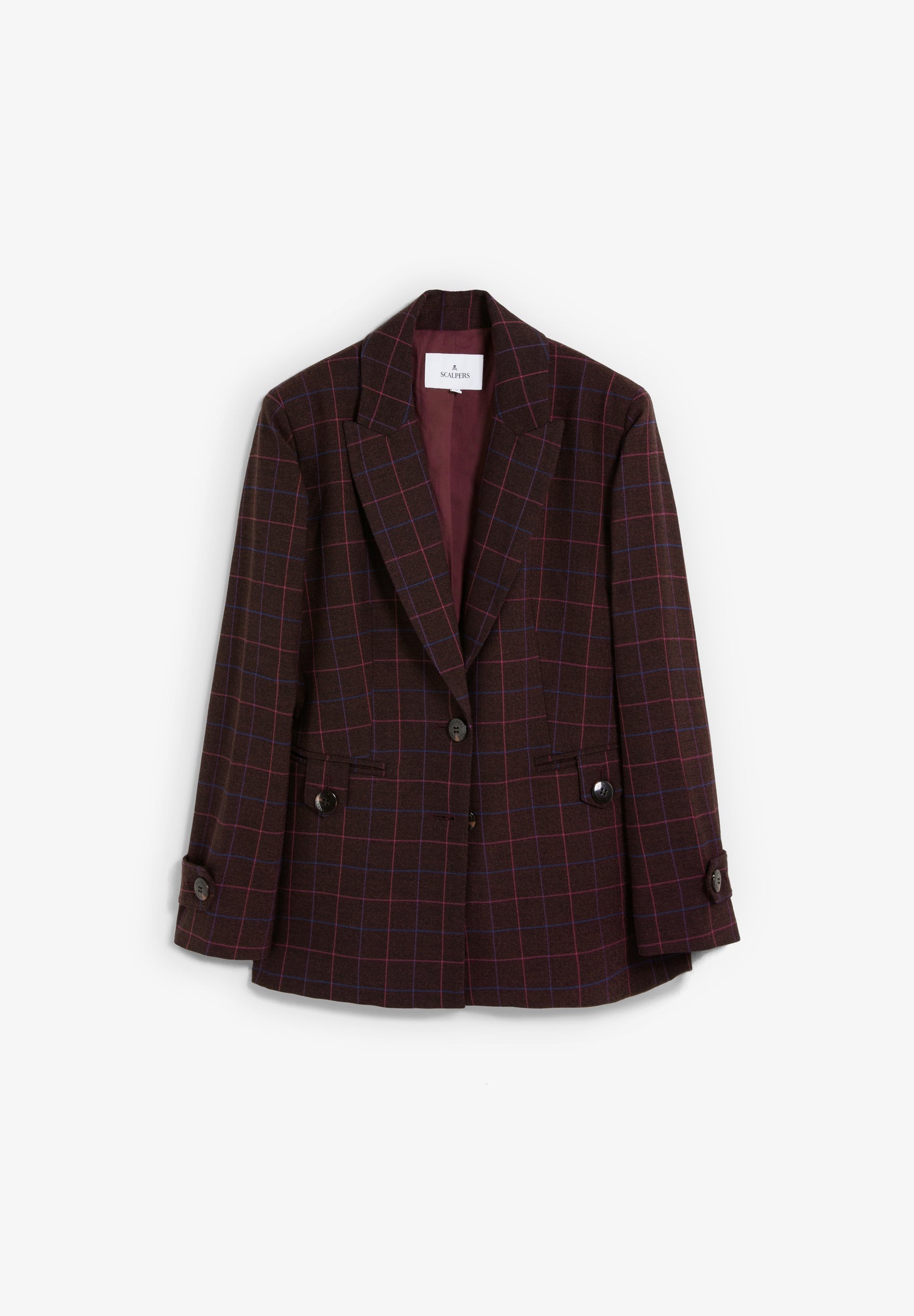 BLAZER CUADROS DETALLE BOTONES