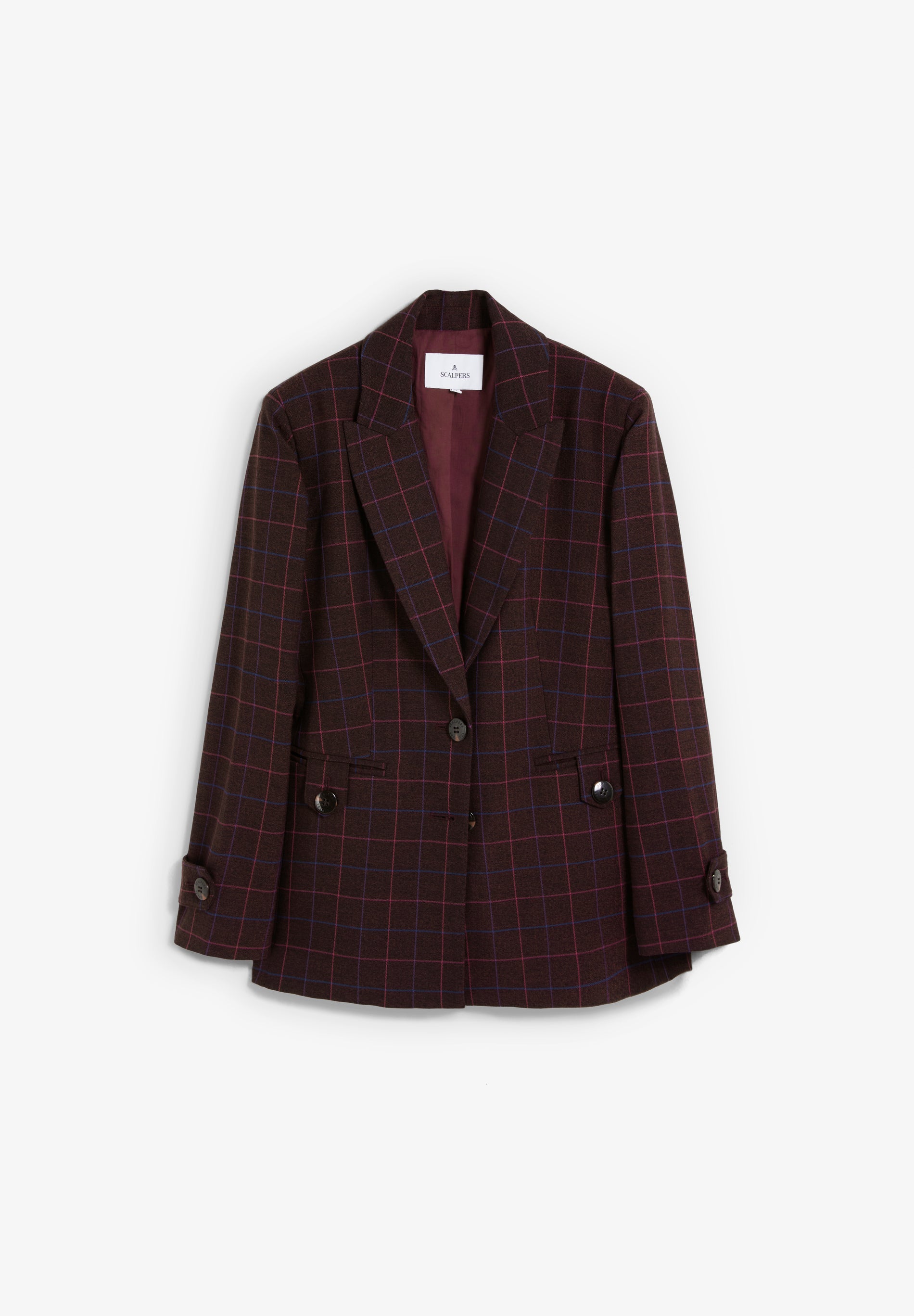 BLAZER CUADROS DETALLE BOTONES