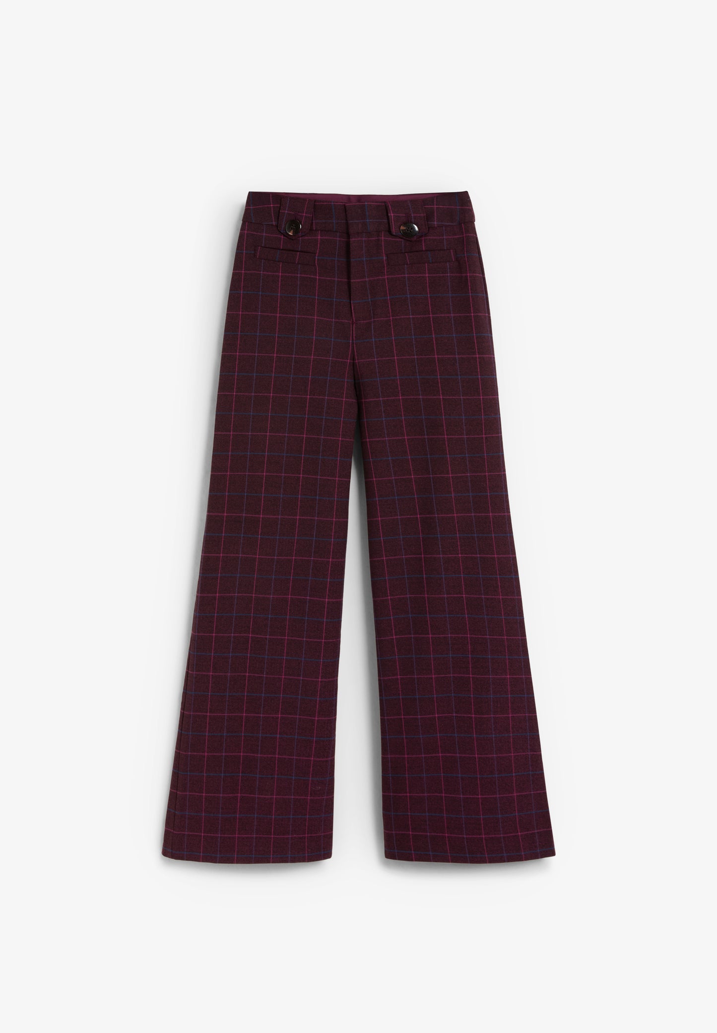 PANTALÓN CUADROS DETALLE BOTONES