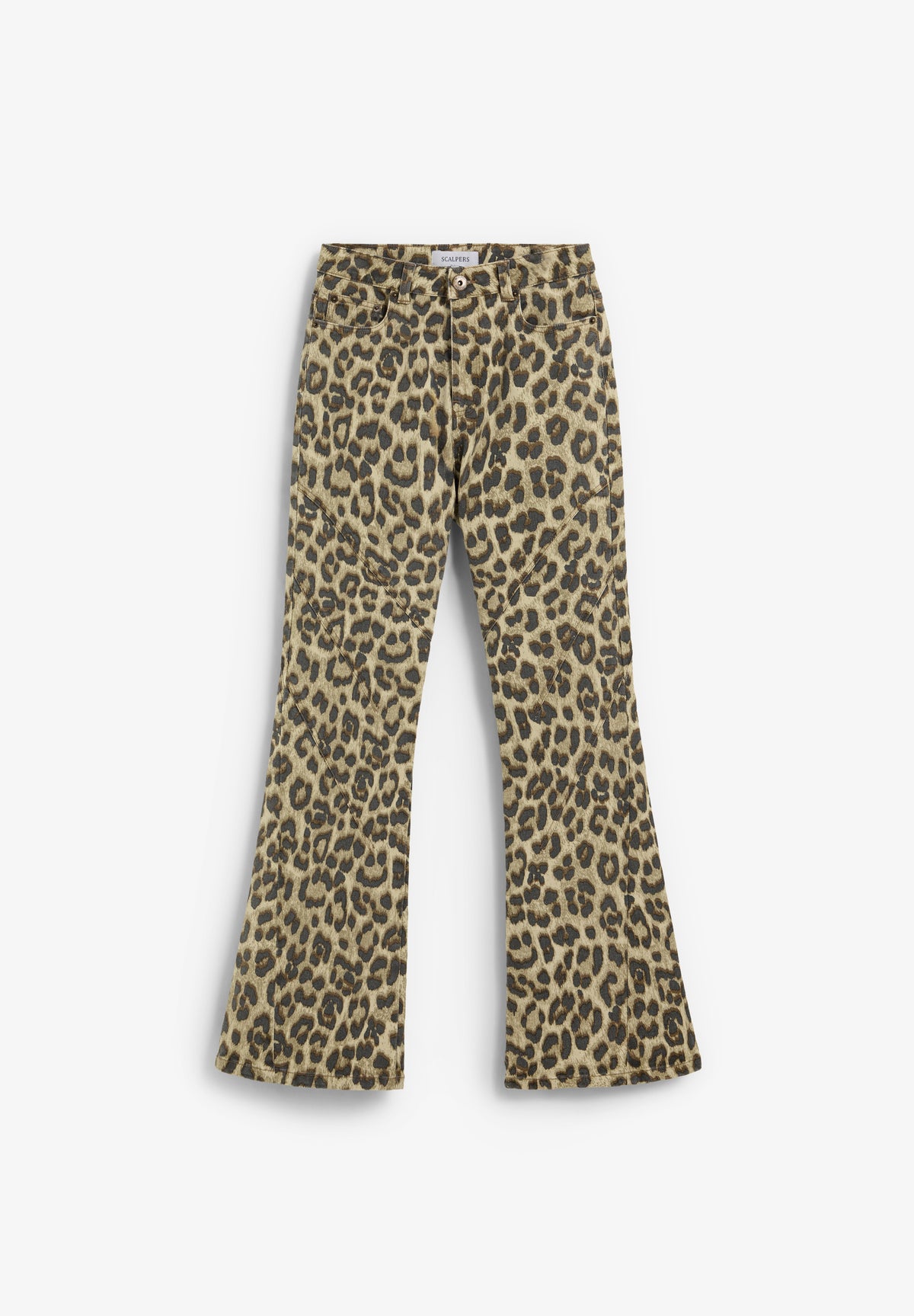 JEANS BOOTCUT ANIMAL PRINT