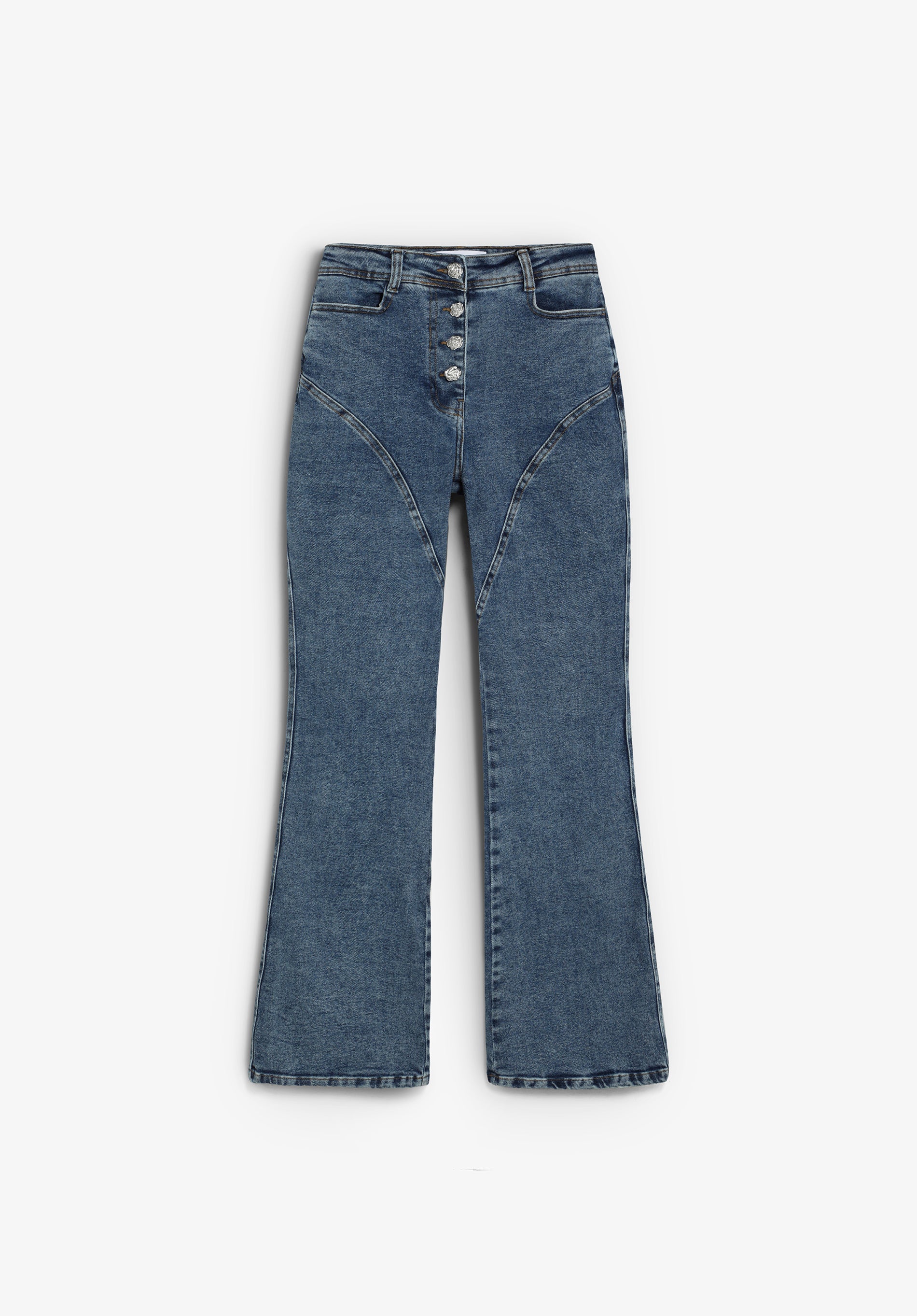 JEANS BOOTCUT TIRO ALTO