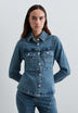 CAMISA DENIM CINTURÓN