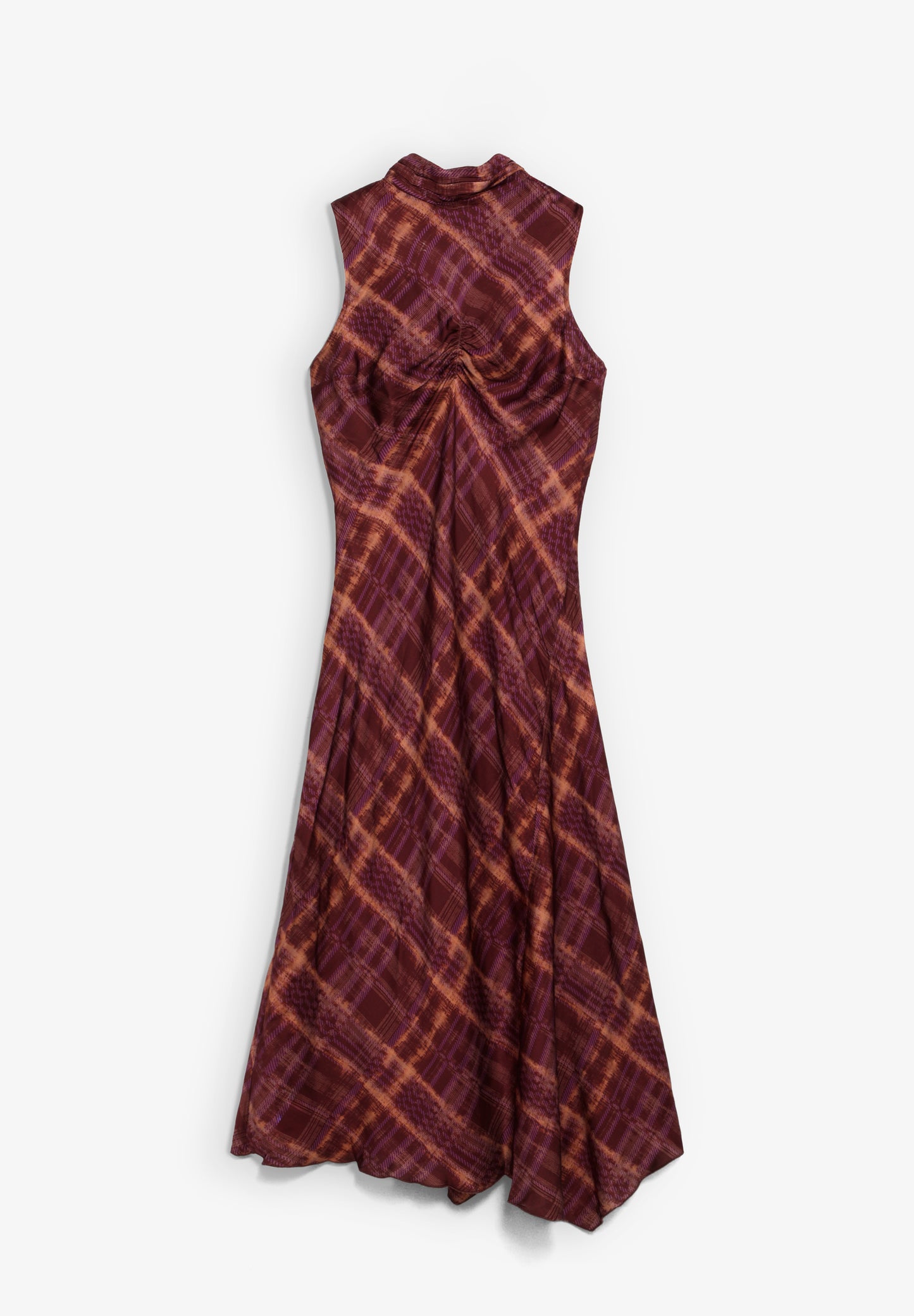 VESTIDO CUELLO HALTER ESTAMPADO