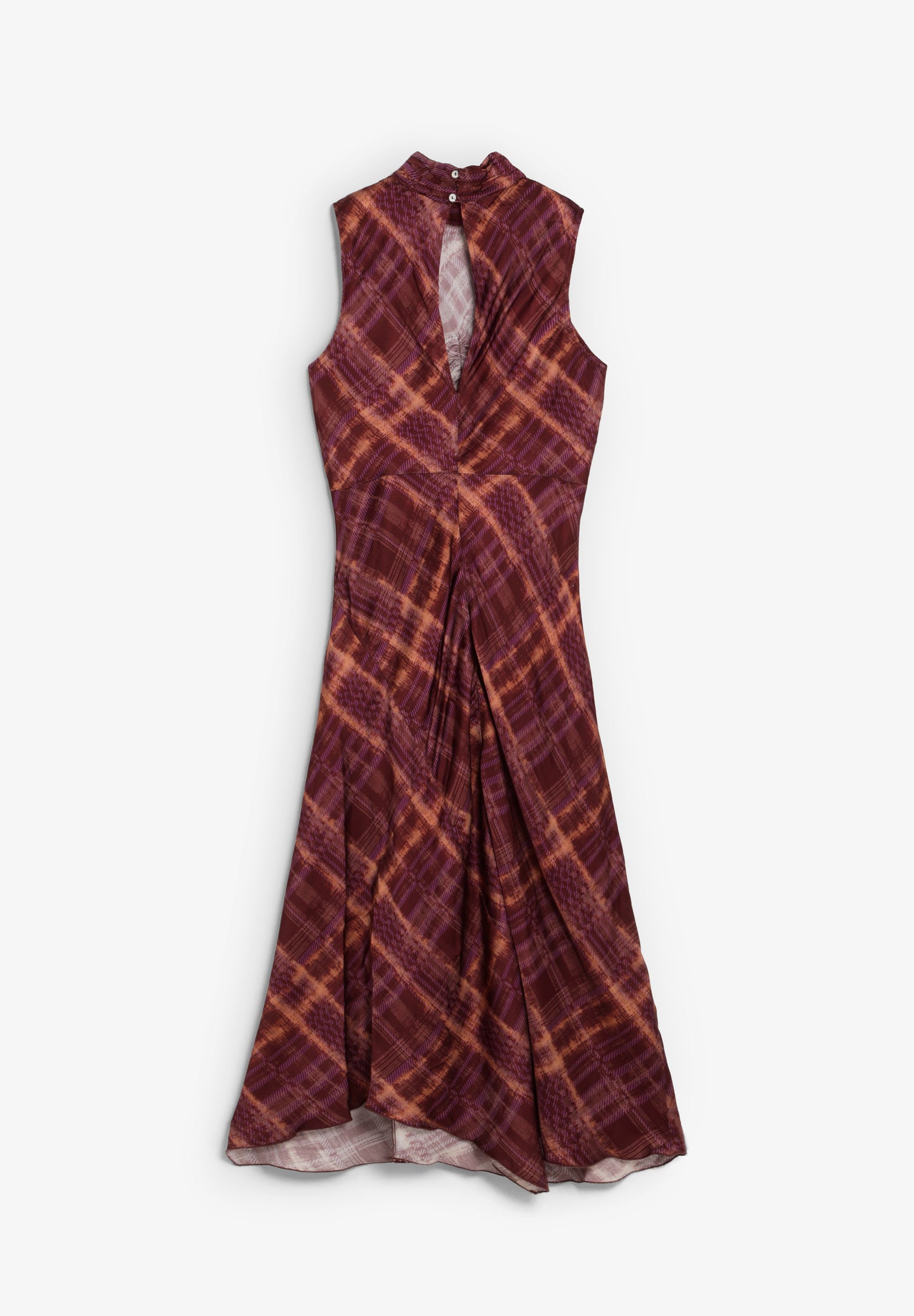 VESTIDO CUELLO HALTER ESTAMPADO