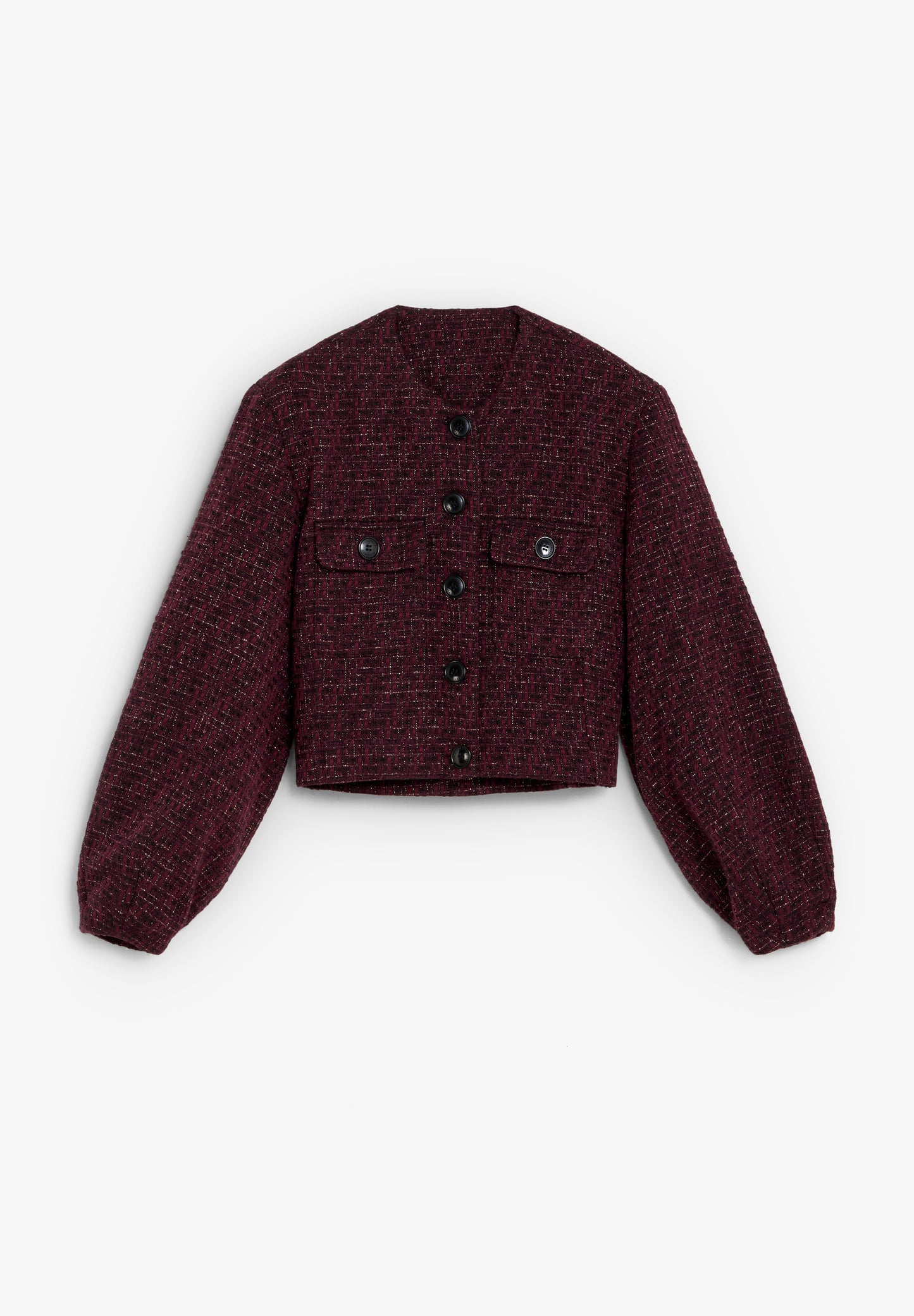 CHAQUETA TWEED HILO METALIZADO