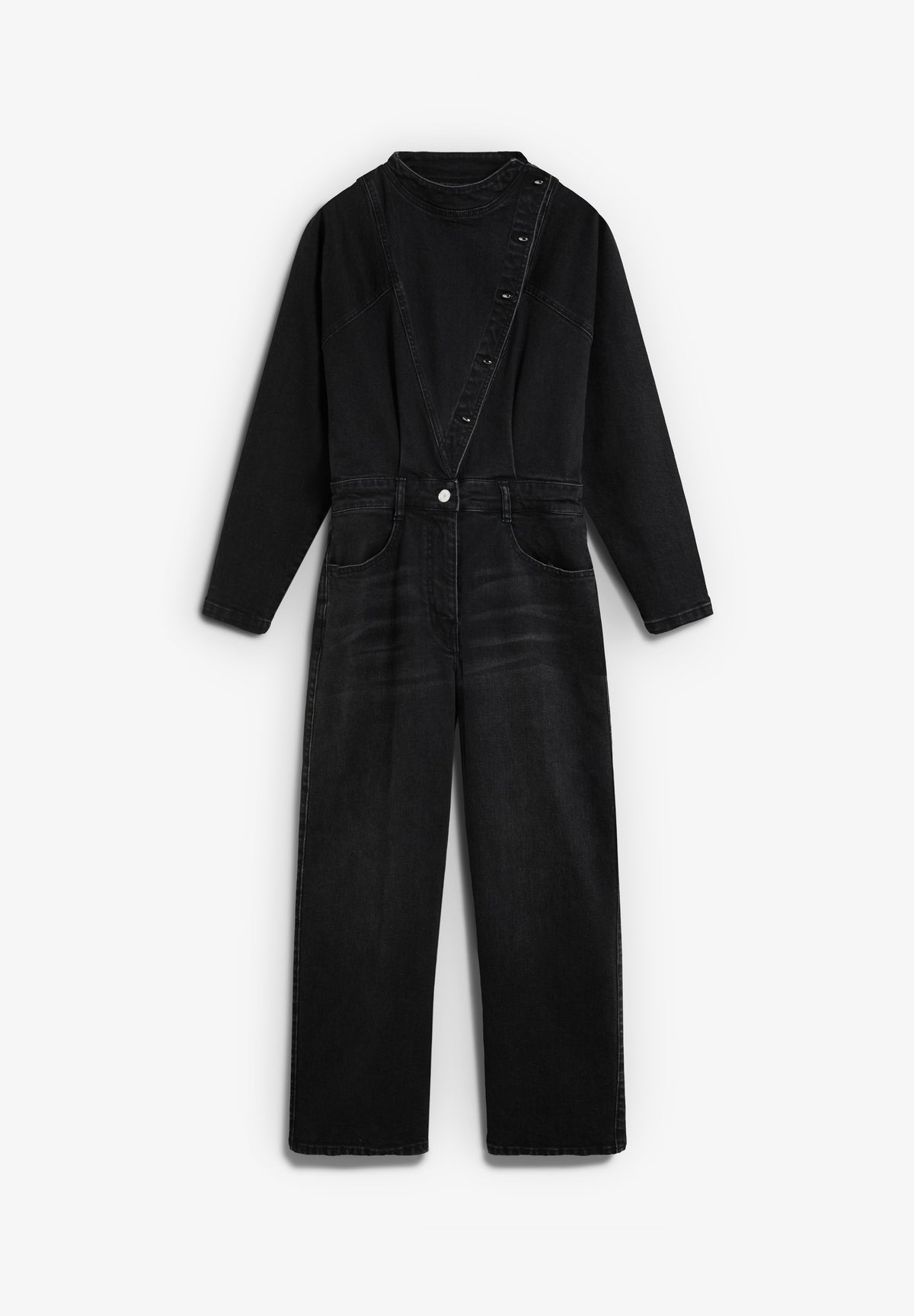 MONO DENIM CUELLO ASIMÉTRICO