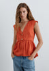 TOP SATINADO PEPLUM