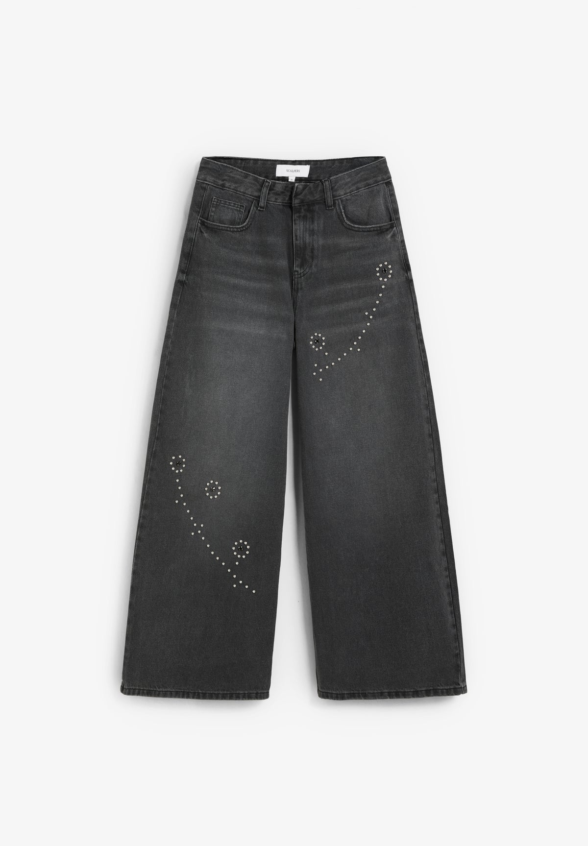 JEANS CULOTTE STUDS