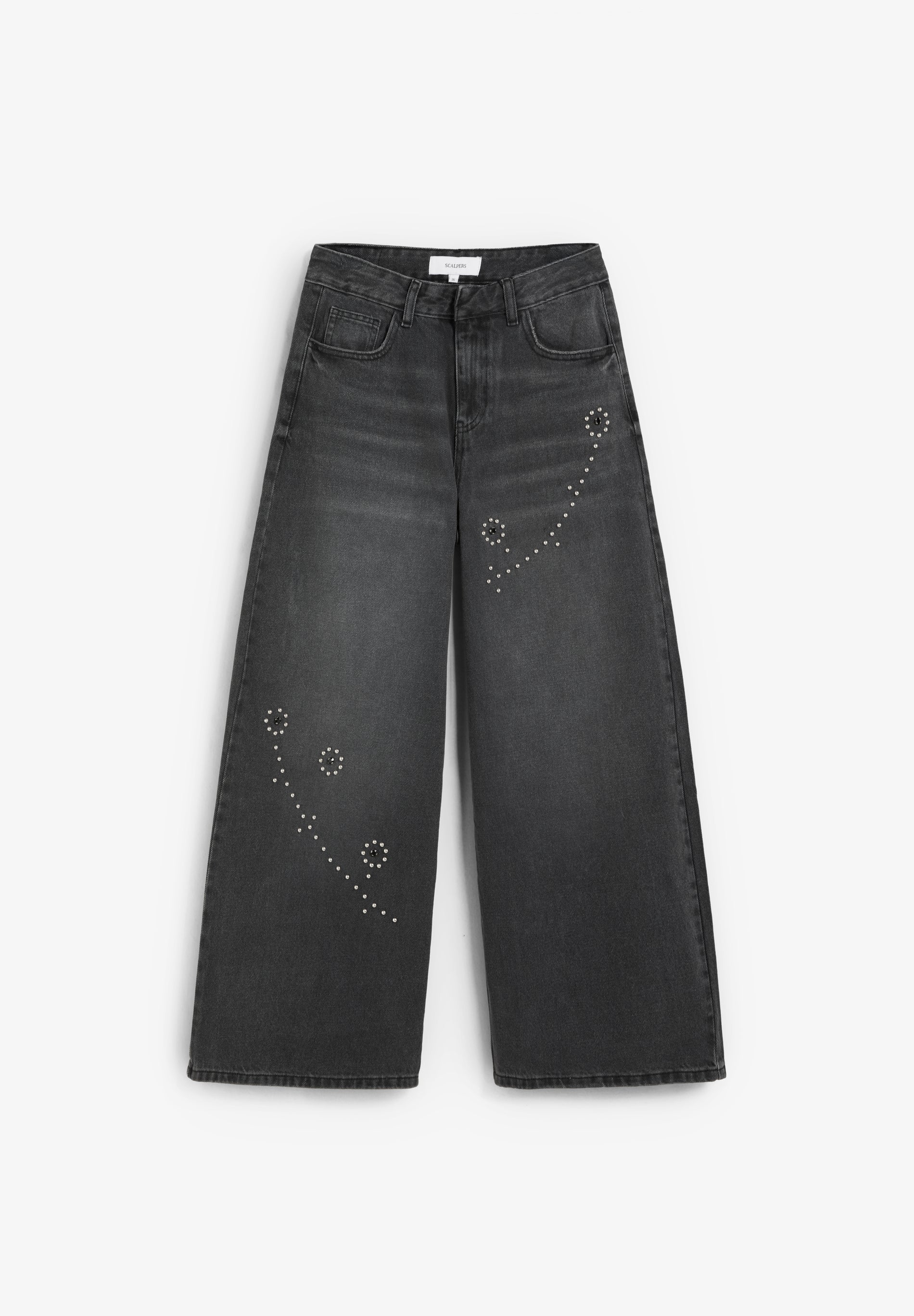 SCCULOTTE STUDS DENIM PANT