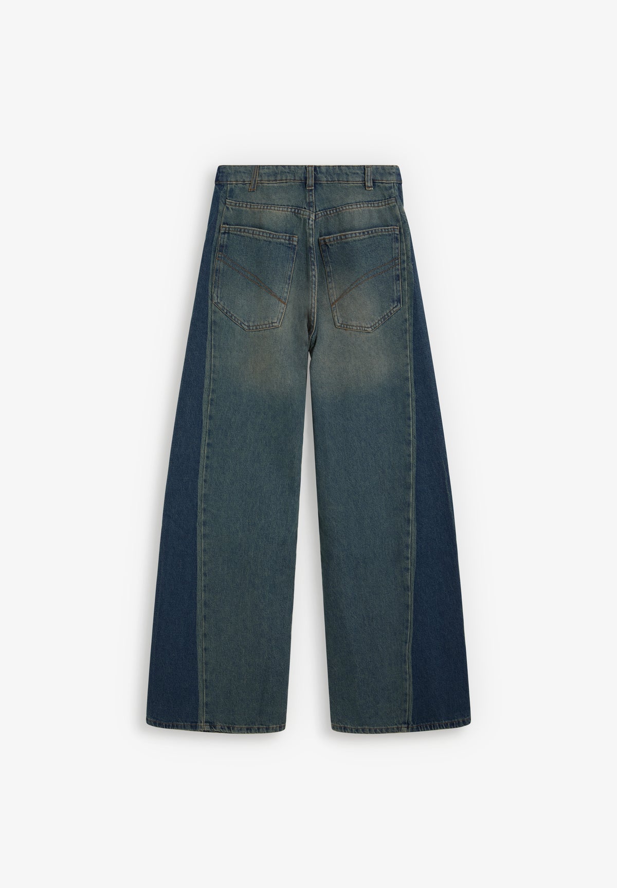 JEANS BICOLOR MAXI