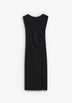 VESTIDO MIDI DRAPEADO LATERAL