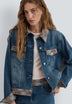 CHAQUETA VAQUERA ESTAMPADO ÉTNICO