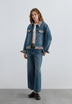 JEANS CULOTTE ESTAMPADO ÉTNICO