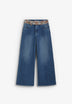 JEANS CULOTTE ESTAMPADO ÉTNICO