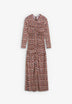 SCFILA GATHER PRINT JERSEY DRESS