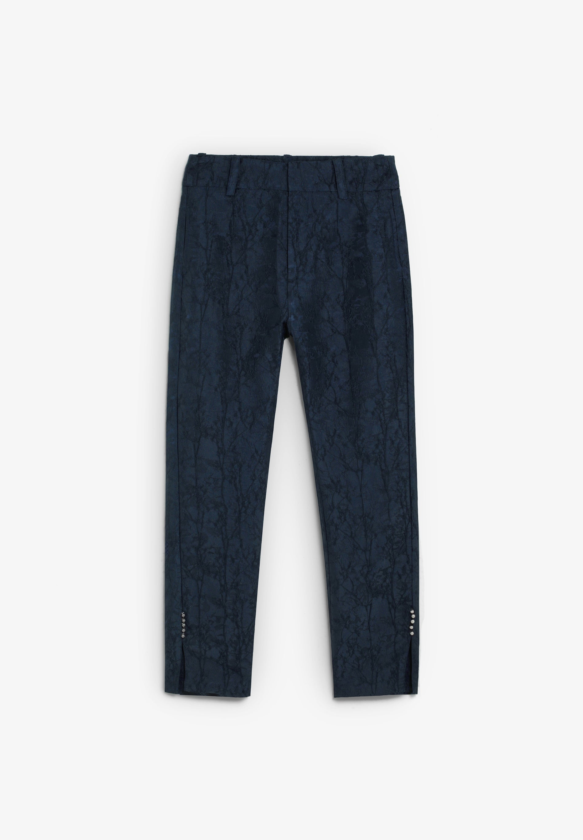 PANTALÓN JACQUARD ANKLE FLARE