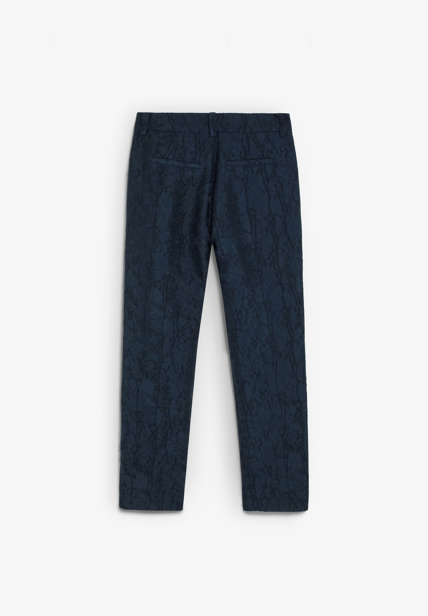 PANTALÓN JACQUARD ANKLE FLARE