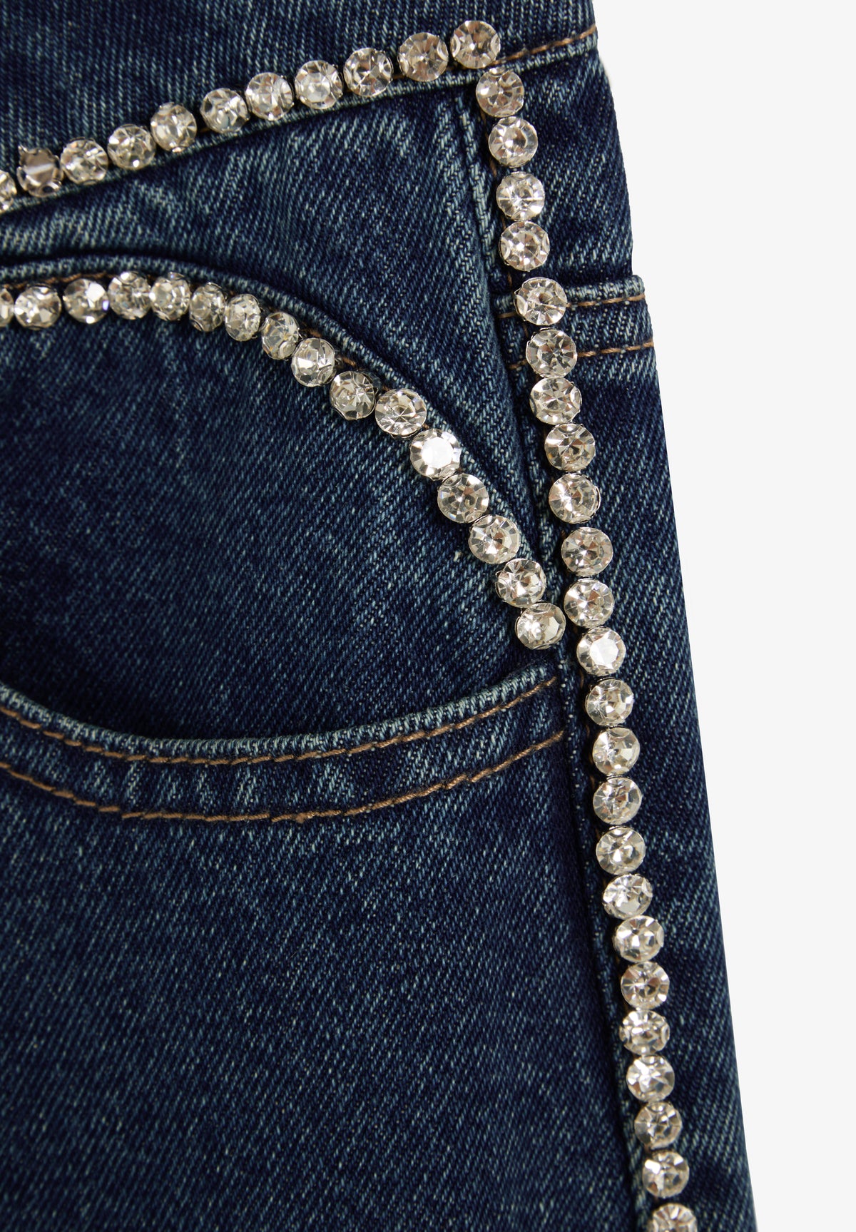 JEANS WIDE LEG PEDRERÍA