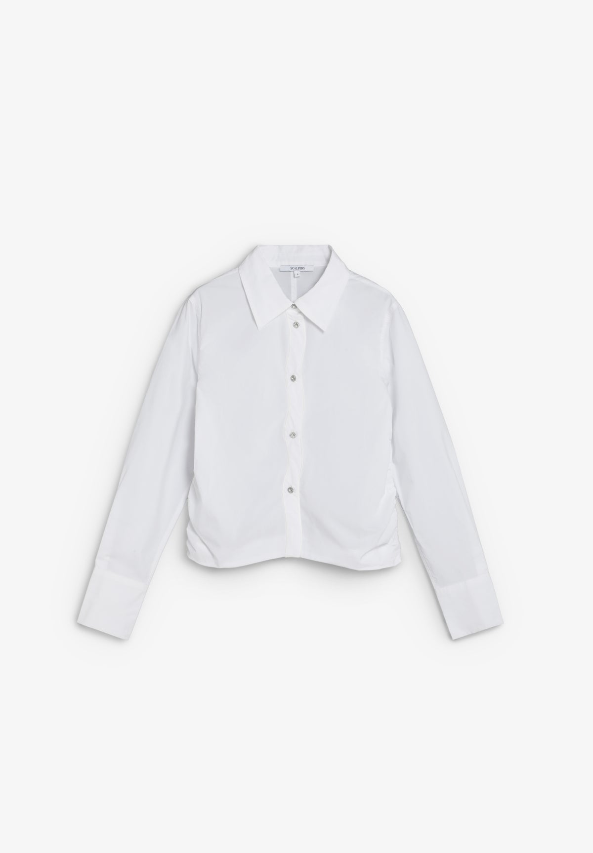 CAMISA CROP DRAPEADA