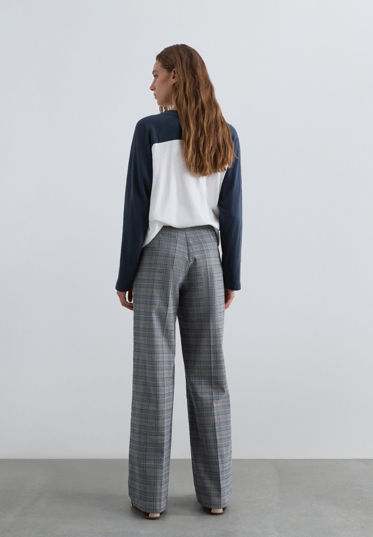 PANTALÓN RECTO CUADROS