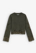 SCLACE CONTRAST KNIT JUMPER