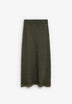 SCLACE CONTRAST KNIT SKIRT