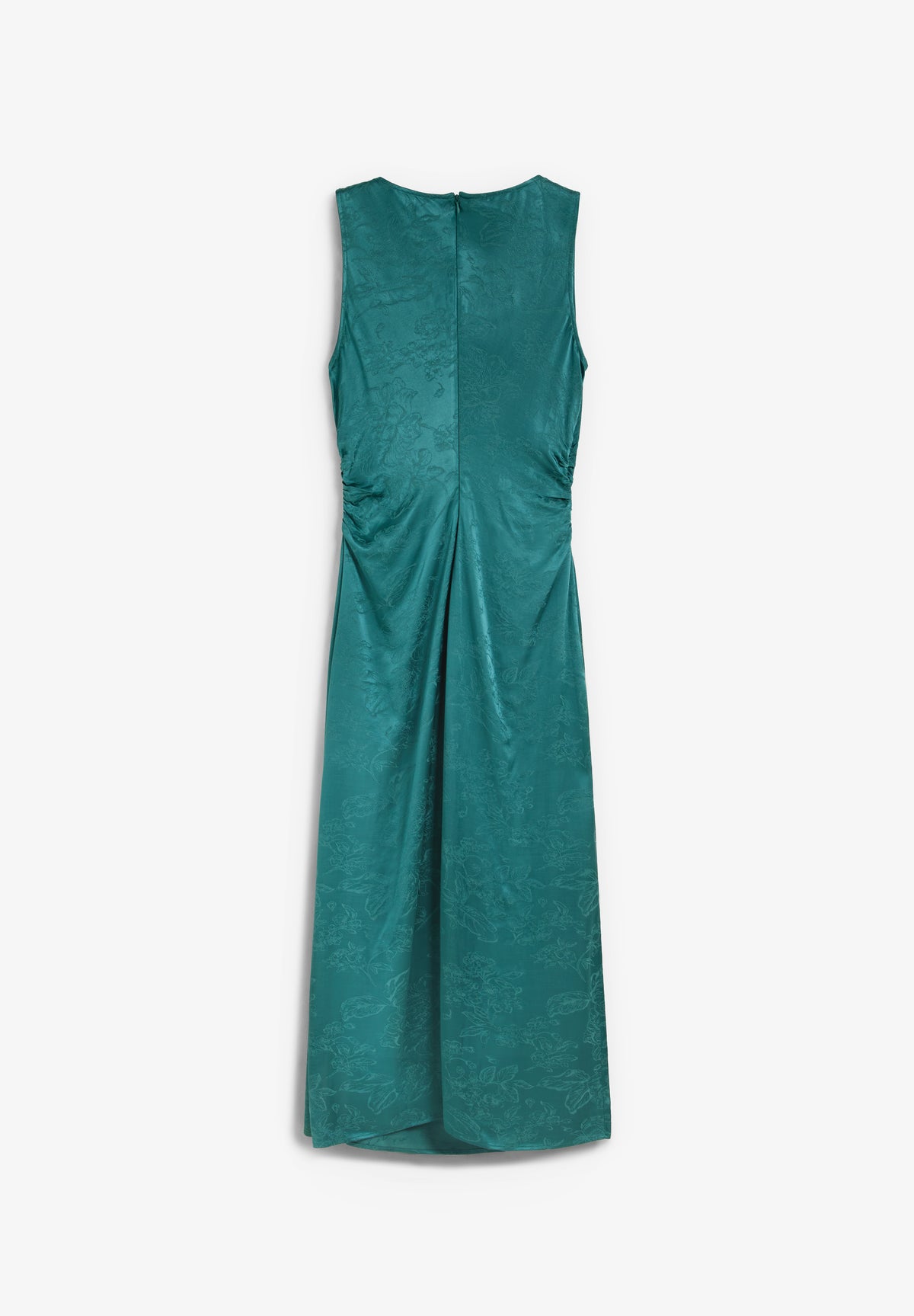 VESTIDO JACQUARD CON ENCAJE