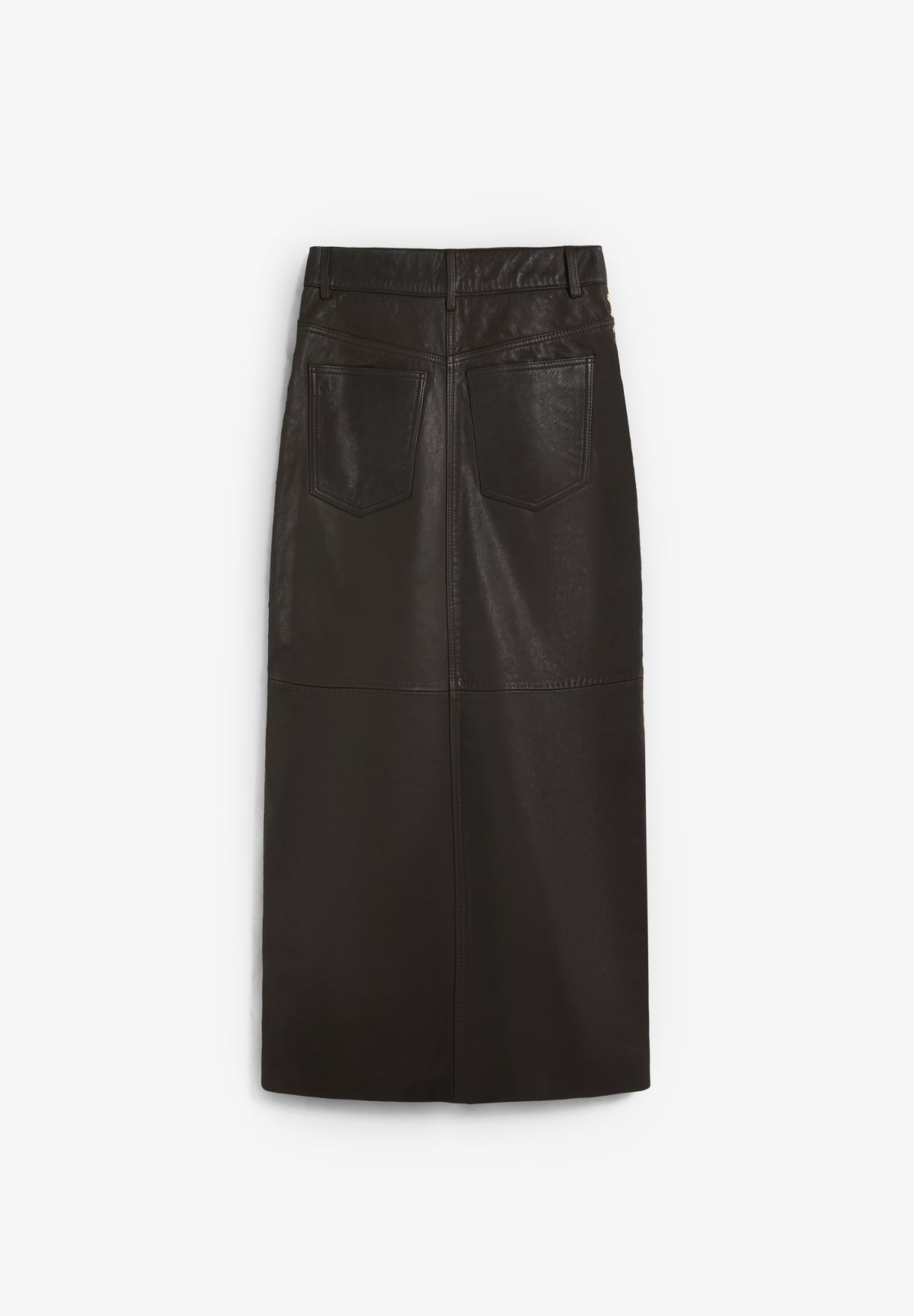 FALDA MIDI PIEL STUDS