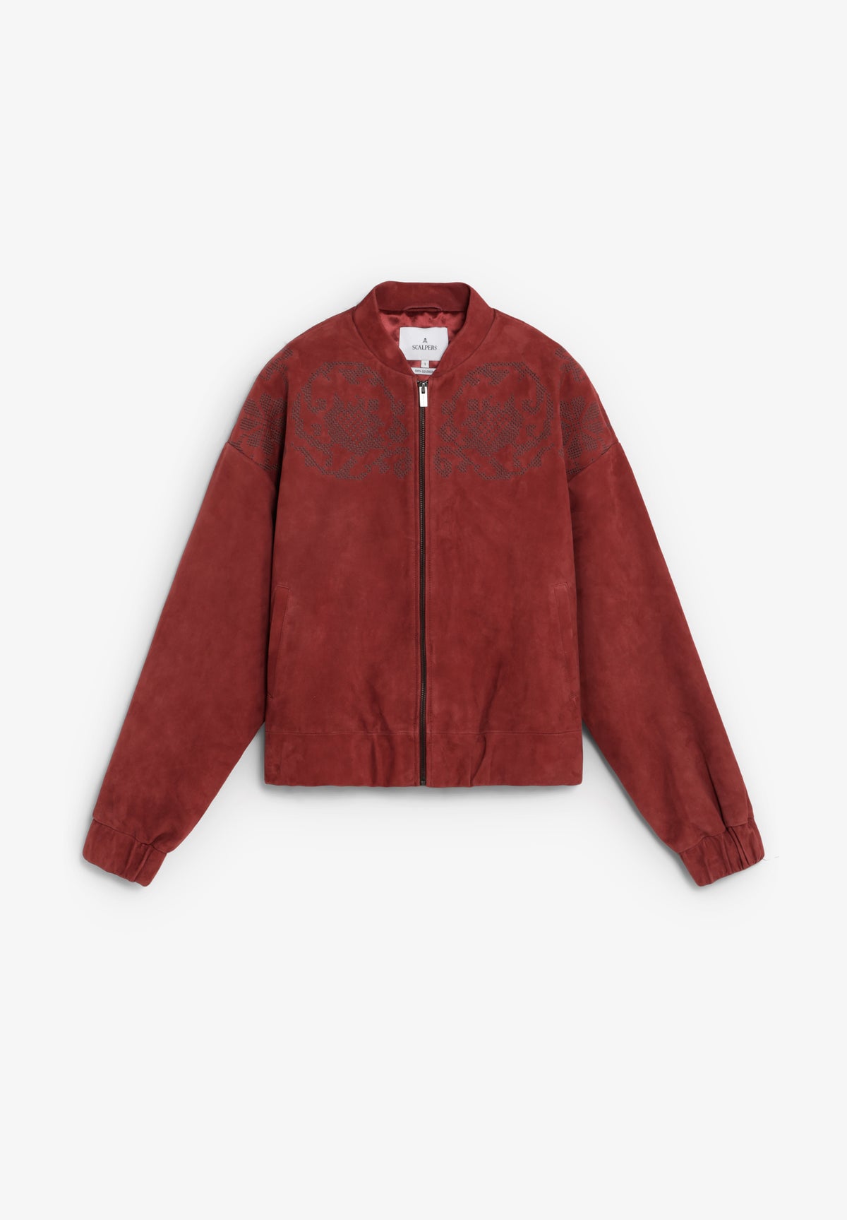 CHAQUETA ANTE BORDADA
